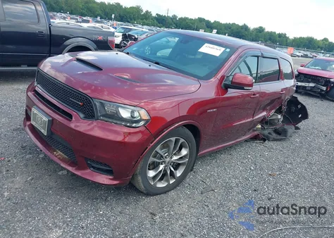 2020 Dodge Durango R/T Awd из США, поврежденный, VIN 1C4SDJCT1LC412343